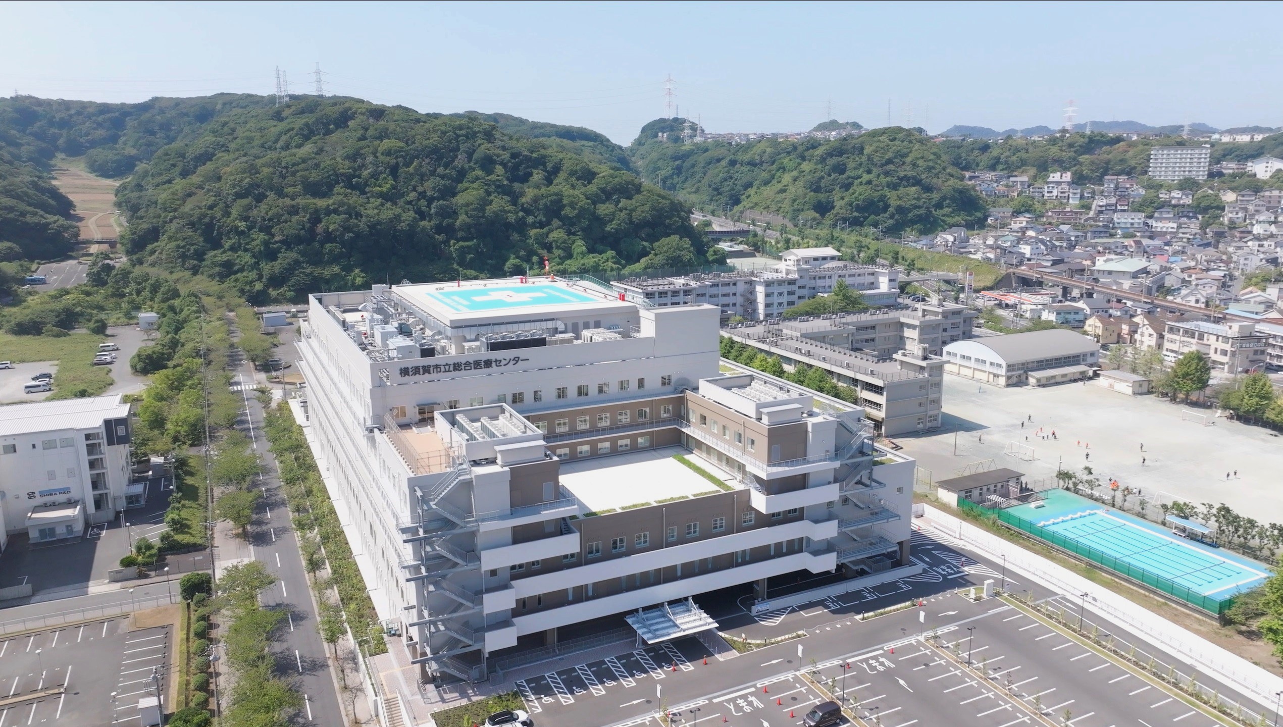 横須賀市立総合医療センター 施設外観